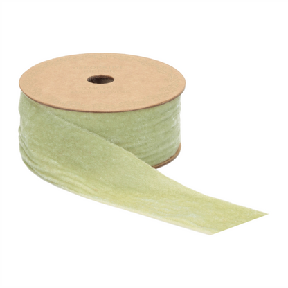 Raw Edge Velvet Ribbon 2" x 10 Yds.