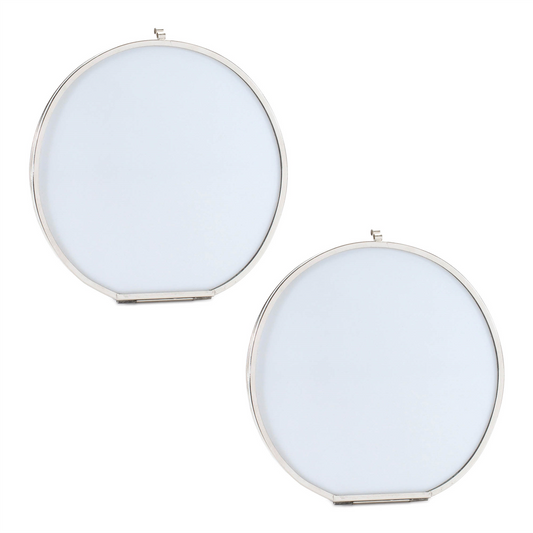 Round Iron Picture Frame (Set of 2) -Ship Only