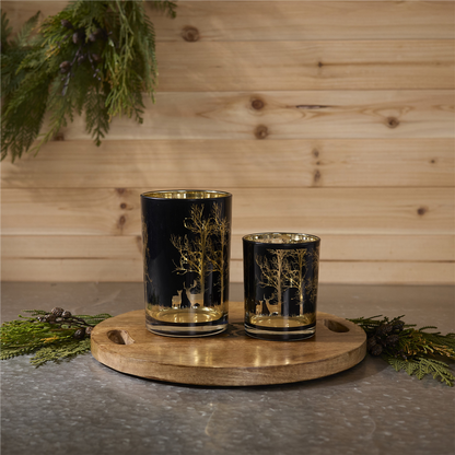 Mossy Oak Deer Candle Holder (Set of 2)
