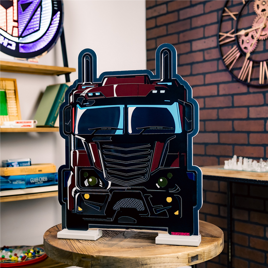 Transformers Optimus Prime Vehicle Mode Ekkolight 23"H -Ship Only
