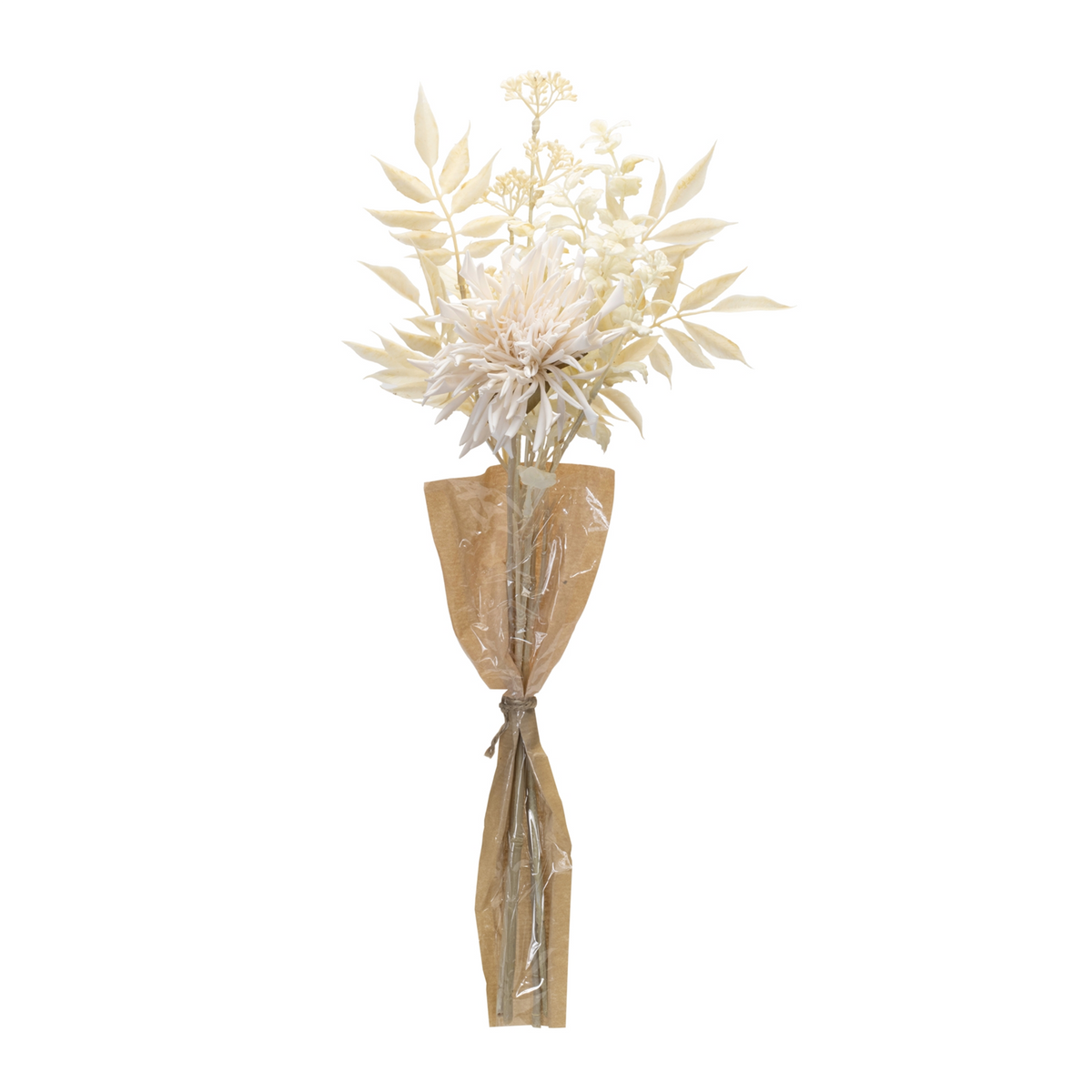 Bleached Chrysanthemum Bouquet (Set of 2) -Ship Only
