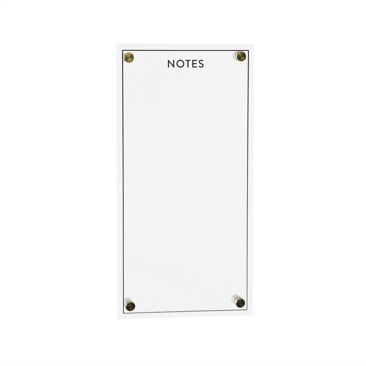 Acrylic Dry Erase Notes Board 13"H -Ship Only