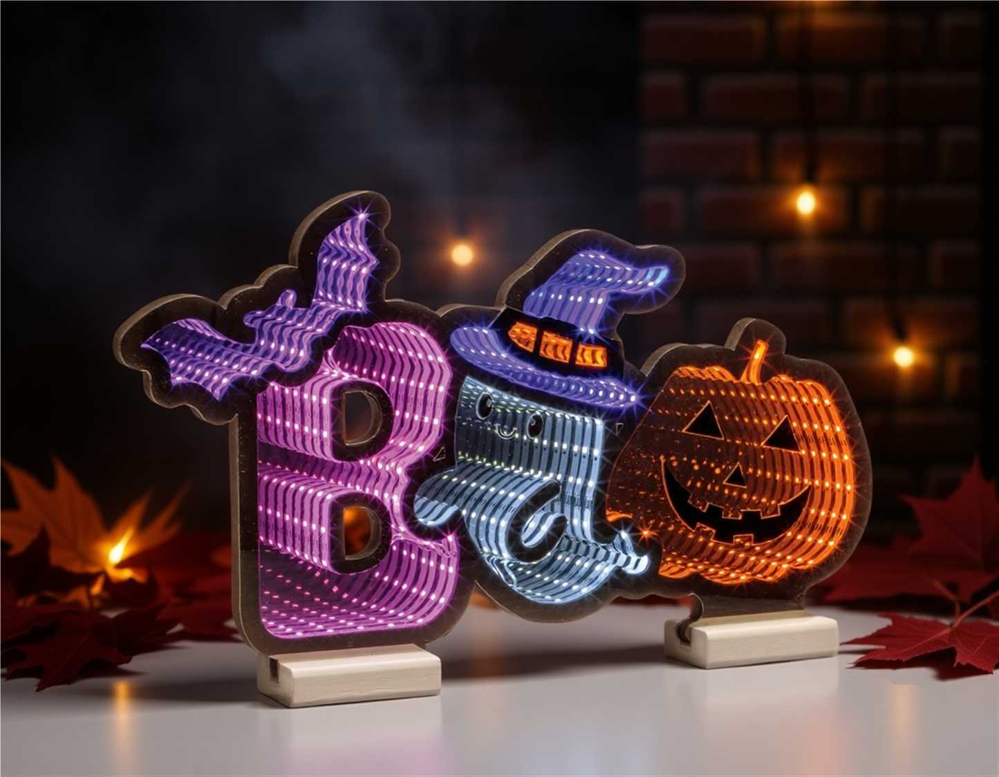 Halloween Boo Ekkolight 17"L -Ship Only