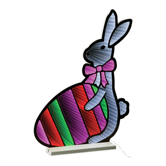 Bunny w/Easter Egg Ekkolight 23.5"H -Ship Only