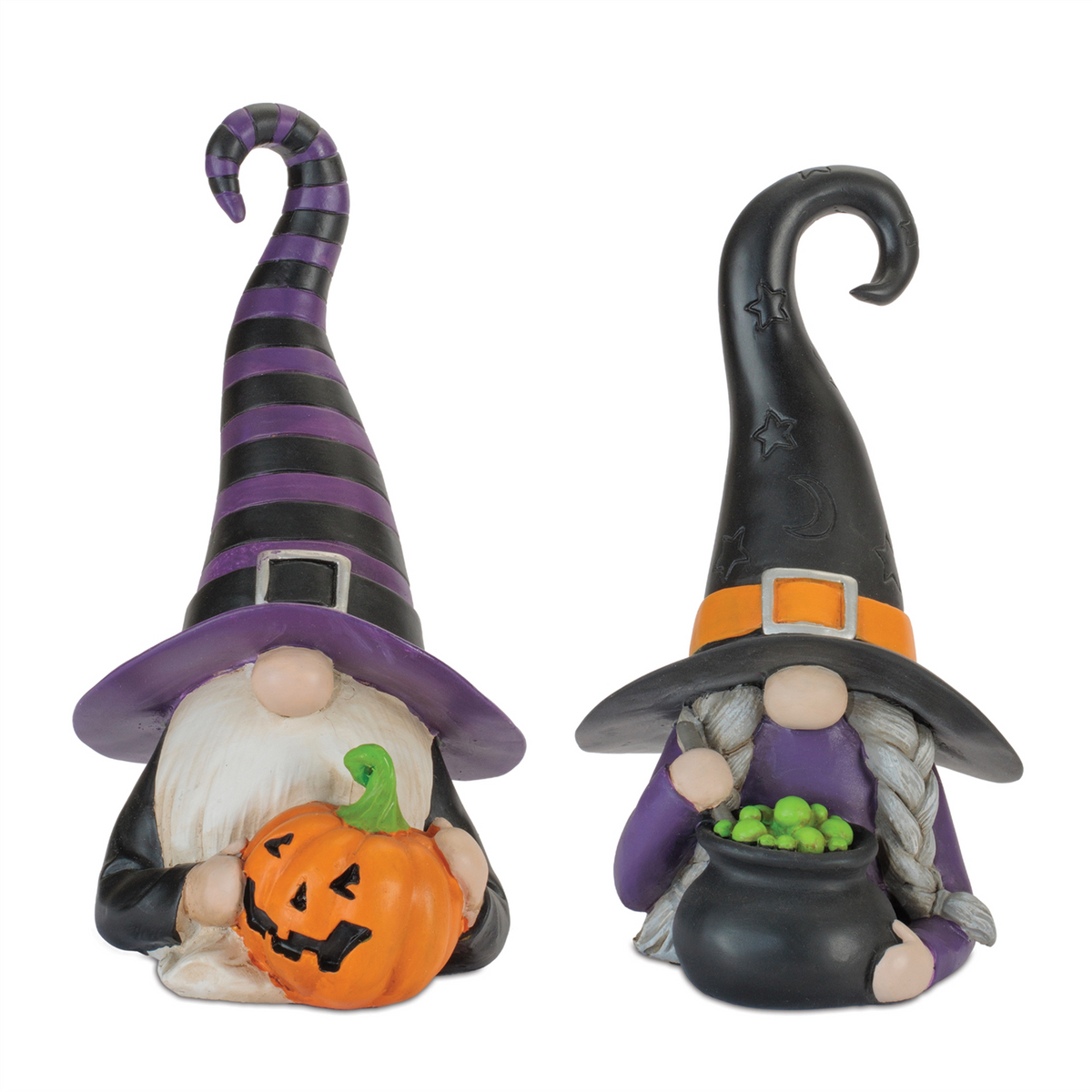 Witch Gnome Figurine (Set of 2) -Ship Only