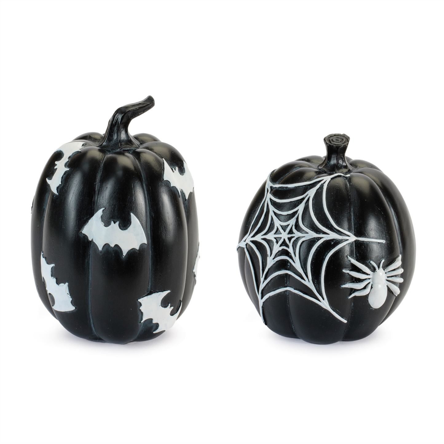 Halloween Spider and Bat Pumpkin (Set of 2) -Ship Only
