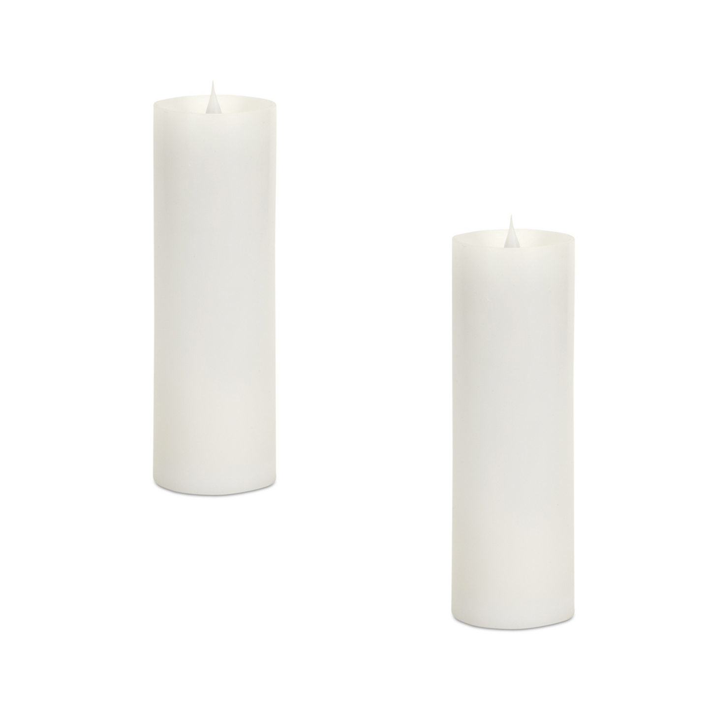 Simplux Designer LED Candle with Moving Flame and Remote (Set of 2) -Ship Only