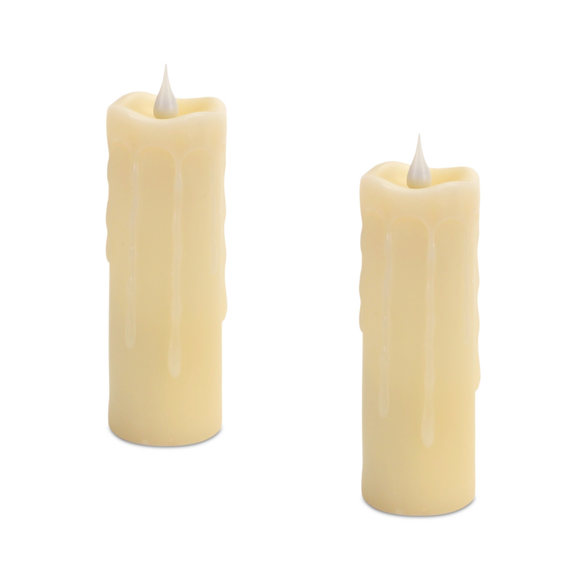 Simplux Votive w/Moving Flame (Set of 2) 2"Dx6"H W/RMT -Ship Only