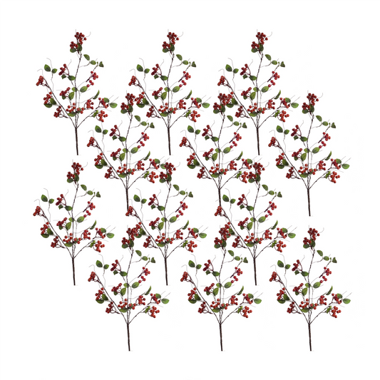 Boxwood Berry Twig Spray (Set of 12) -Ship Only