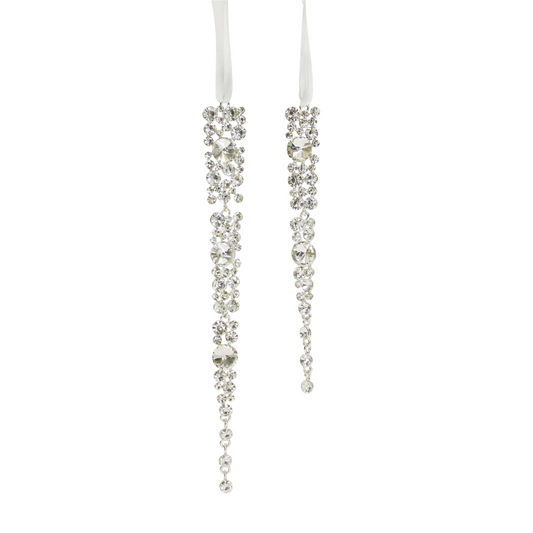 Jewel Icicle Drop Ornament (Set of 12) -Ship Only