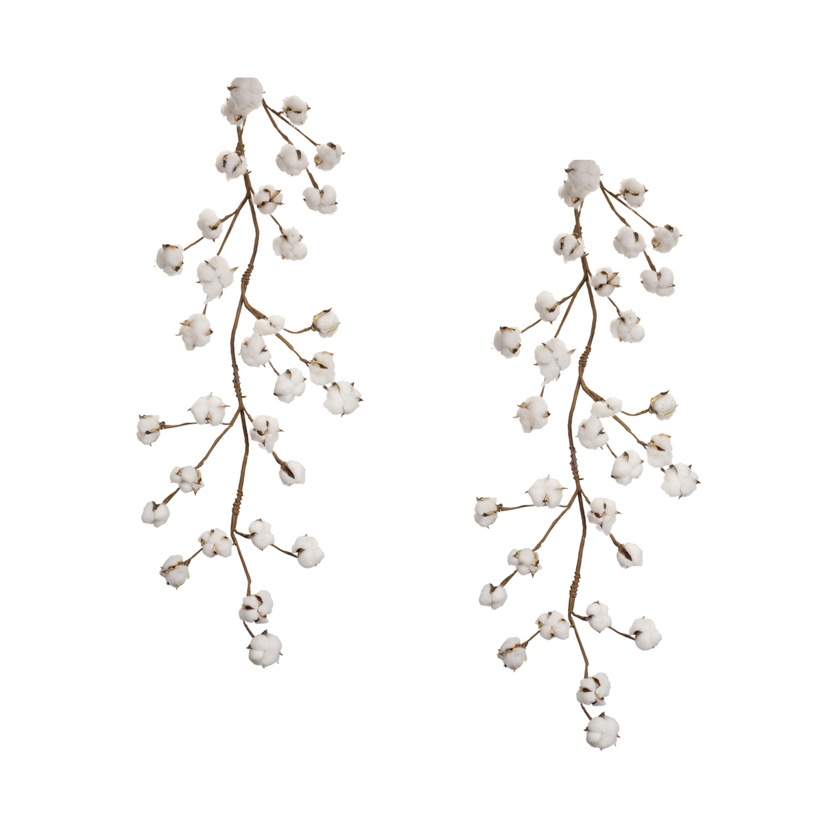 Cotton Twig Garland (Set of 2) -Ship Only