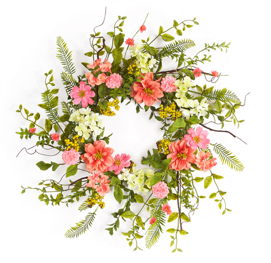 Cosmos Berry Wreath 27"D -Ship Only