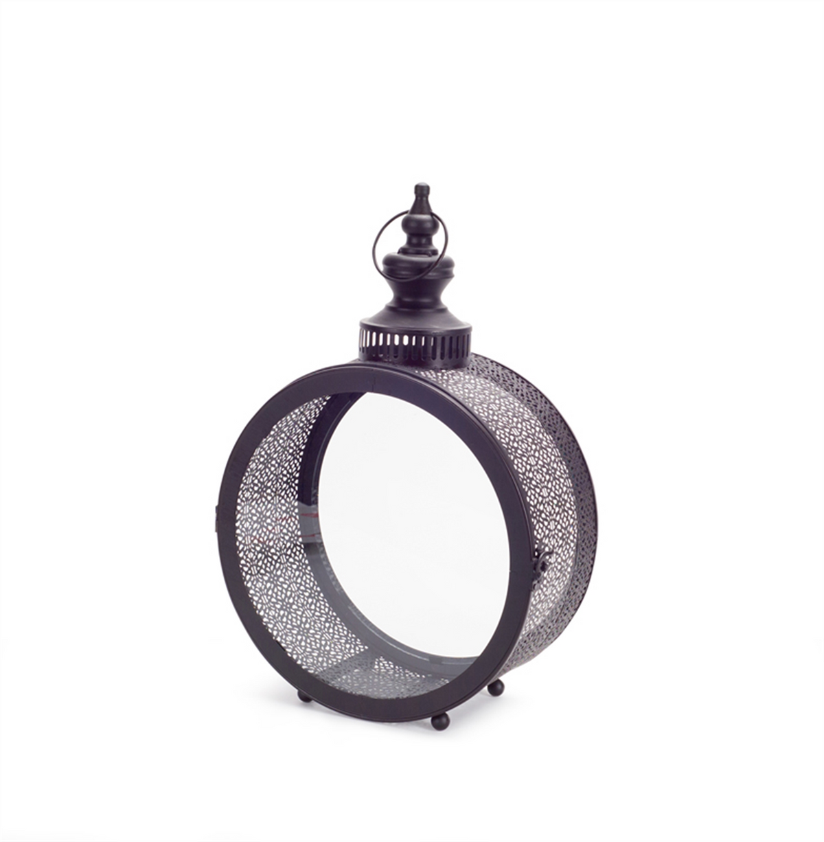 Lantern 17.5"H Metal/Glass -Ship Only