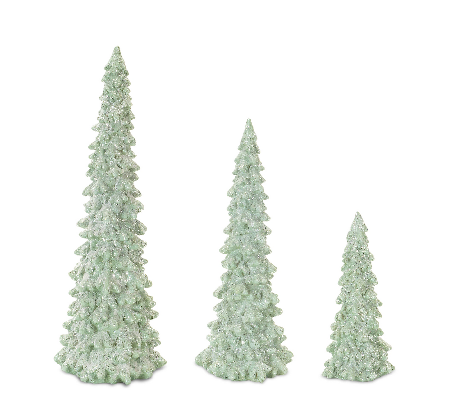 Glittered Holiday Tree (Set of 6) -Ship Only