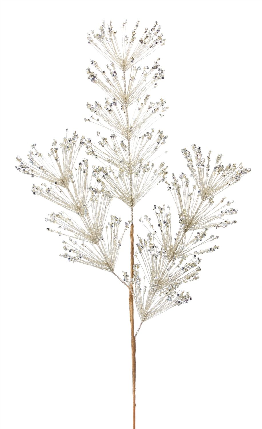 Pine and Sequin Spray (Set of 12) -Ship Only