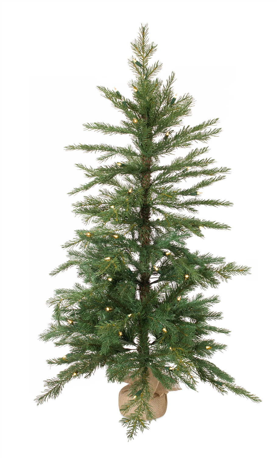 LED Pine Tree with Burlap Bag Base 4'H -Ship Only
