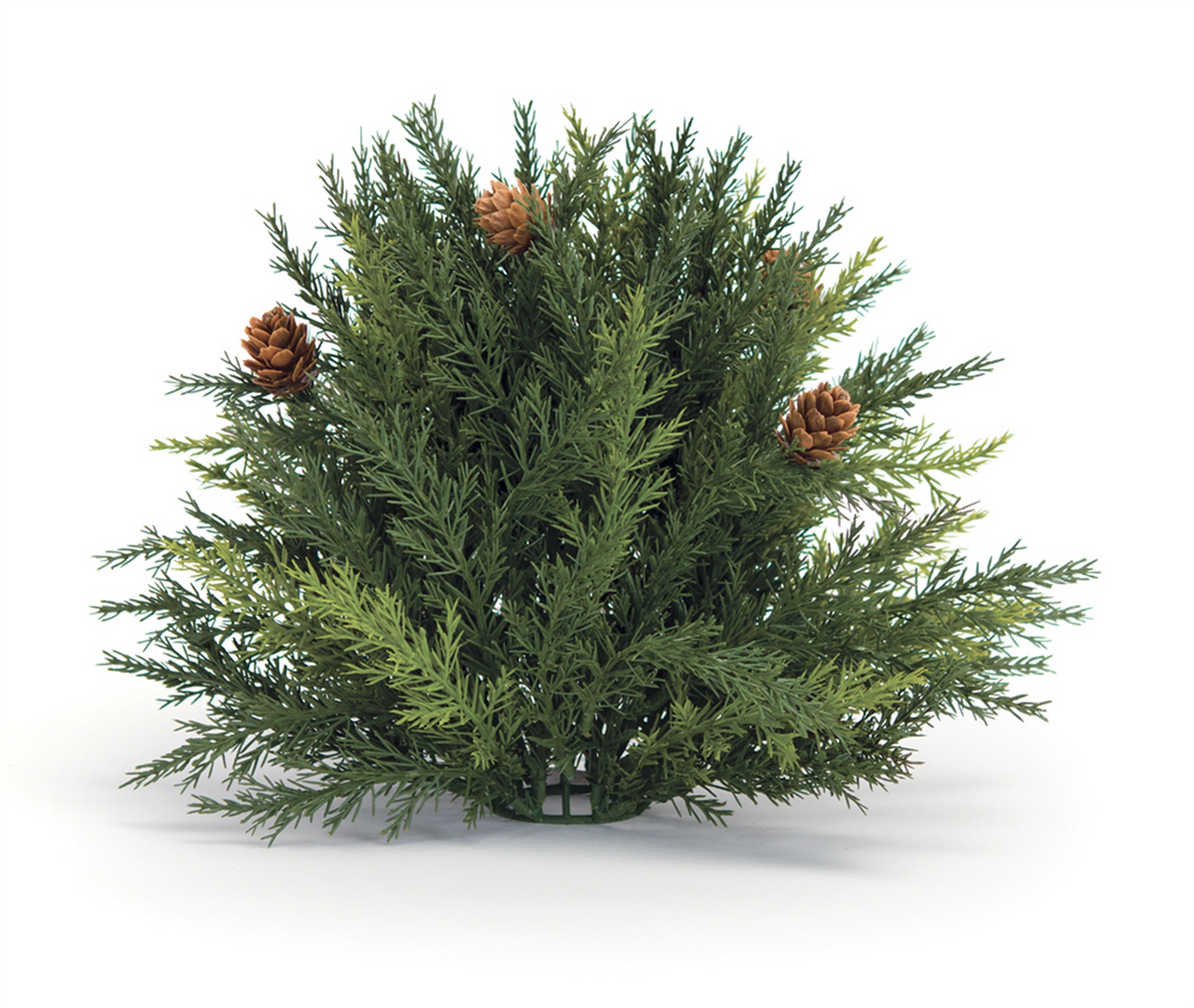 Arborvitae Half Orb 8.5”D Plastic -Ship Only