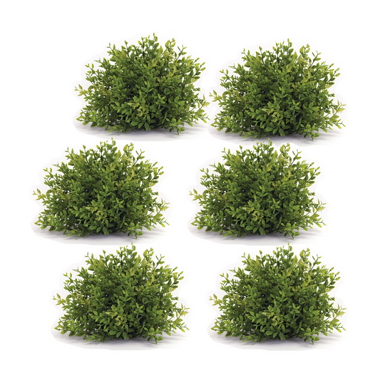 Spring Mini Leaf Foliage Half Orb (Set of 6) -Ship Only