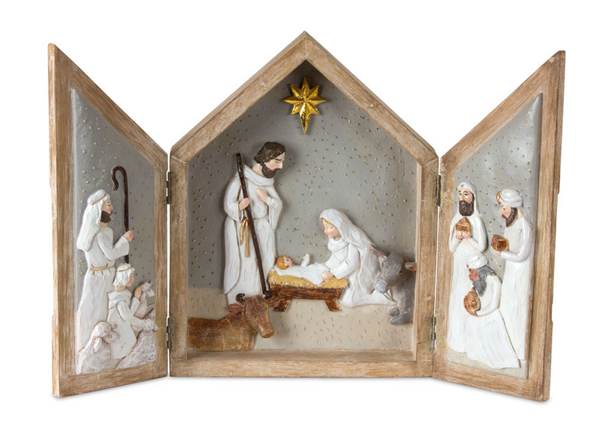 Nativity Arch Box with Tri Fold Design 16"L -Ship Only