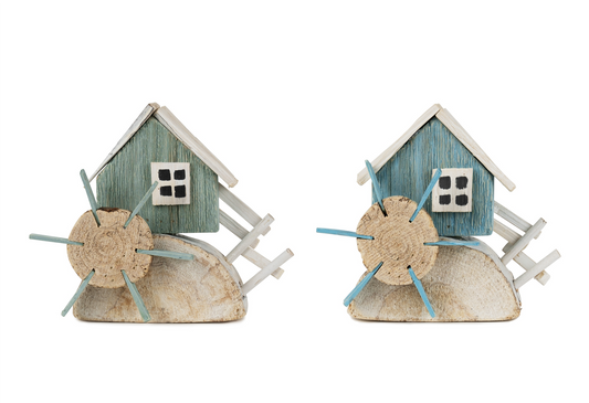 Water Wheel Decor (Set of 2)
