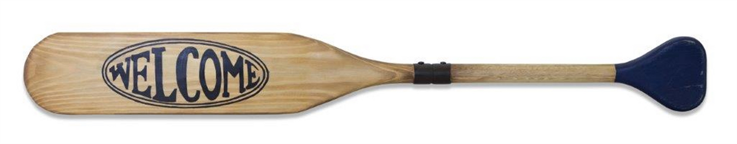 Wooden Oar Welcome Sign 35.5"L -Ship Only