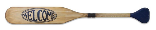 Wooden Oar Welcome Sign 35.5"L -Ship Only