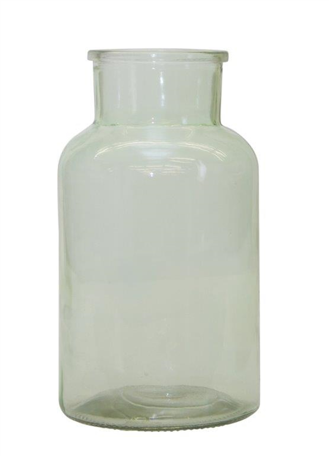 Sage Green Glass Vase 10.24"H -Ship Only