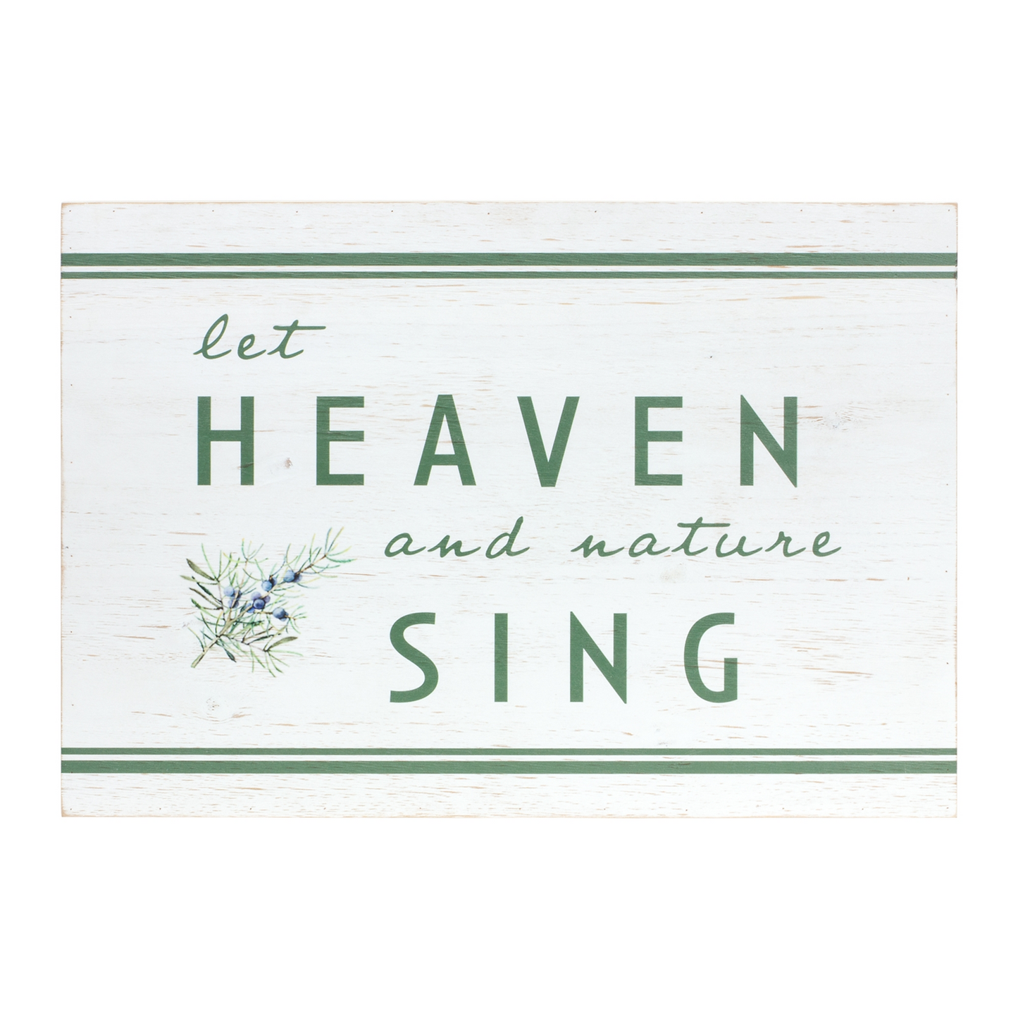 Rustic Wood Christmas Sentiment Sign 20"L -Ship Only