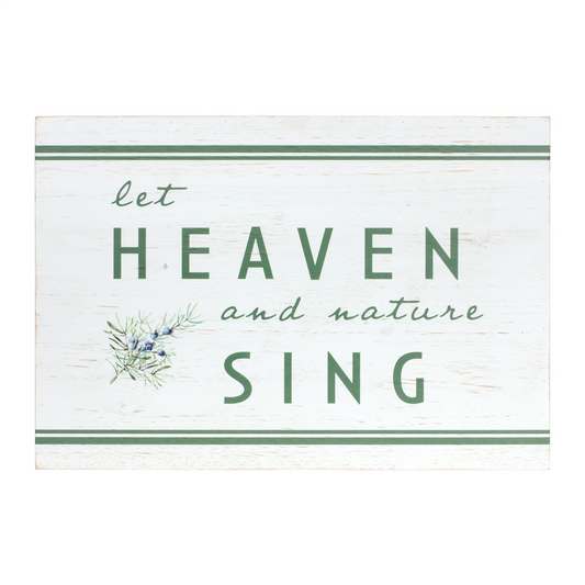 Rustic Wood Christmas Sentiment Sign 20"L -Ship Only