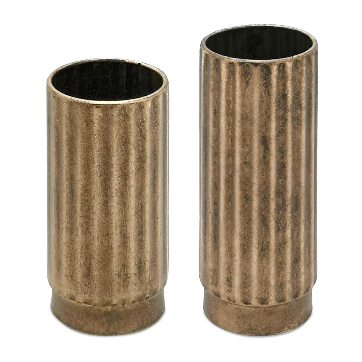 Vase (Set of 2) 9.25"H, 11"H Iron -Ship Only