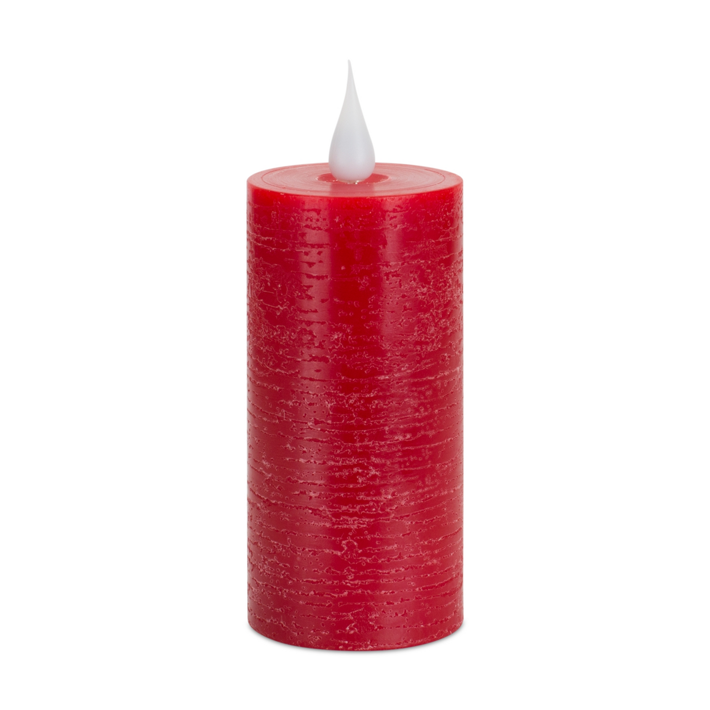 Red LED Designer Wax Candle with Moving Flame -Ship Only