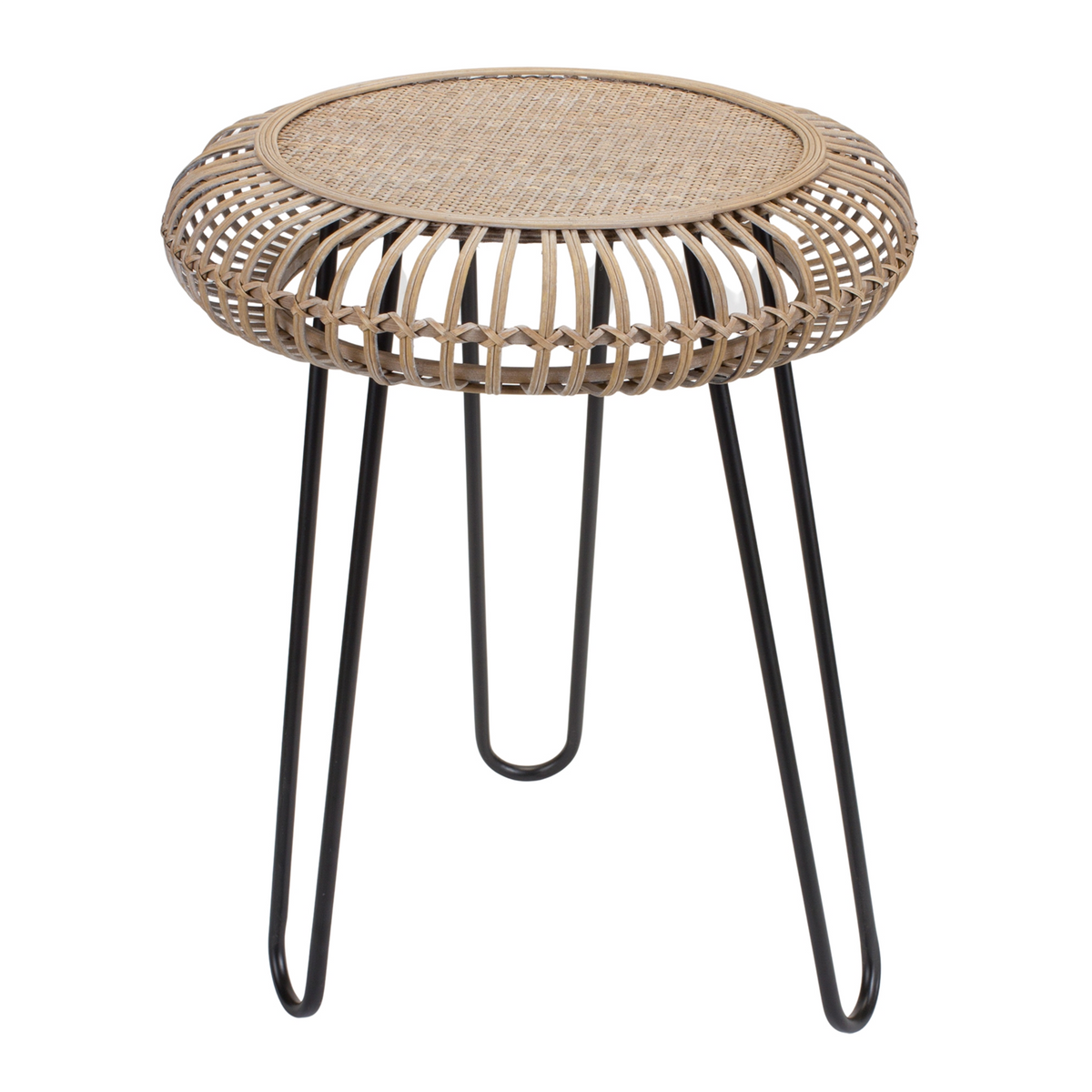 Stool 20.5"D x 25"H Iron -Ship Only