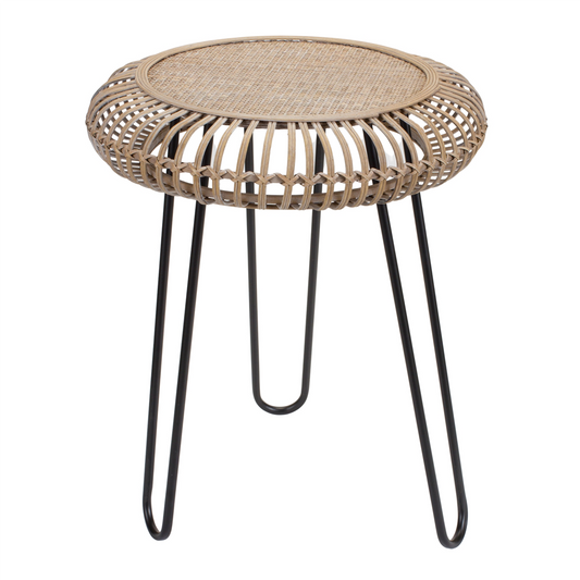 Stool 20.5"D x 25"H Iron -Ship Only