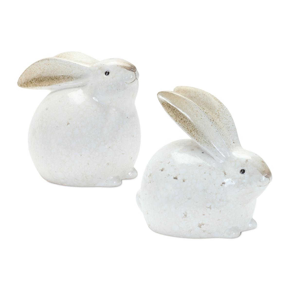 Rustic Terra Cotta Bunny Figurine (Set of 4) -Ship Only