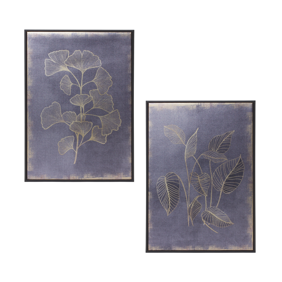 Framed Foliage Print (Set of 2) -Ship Only