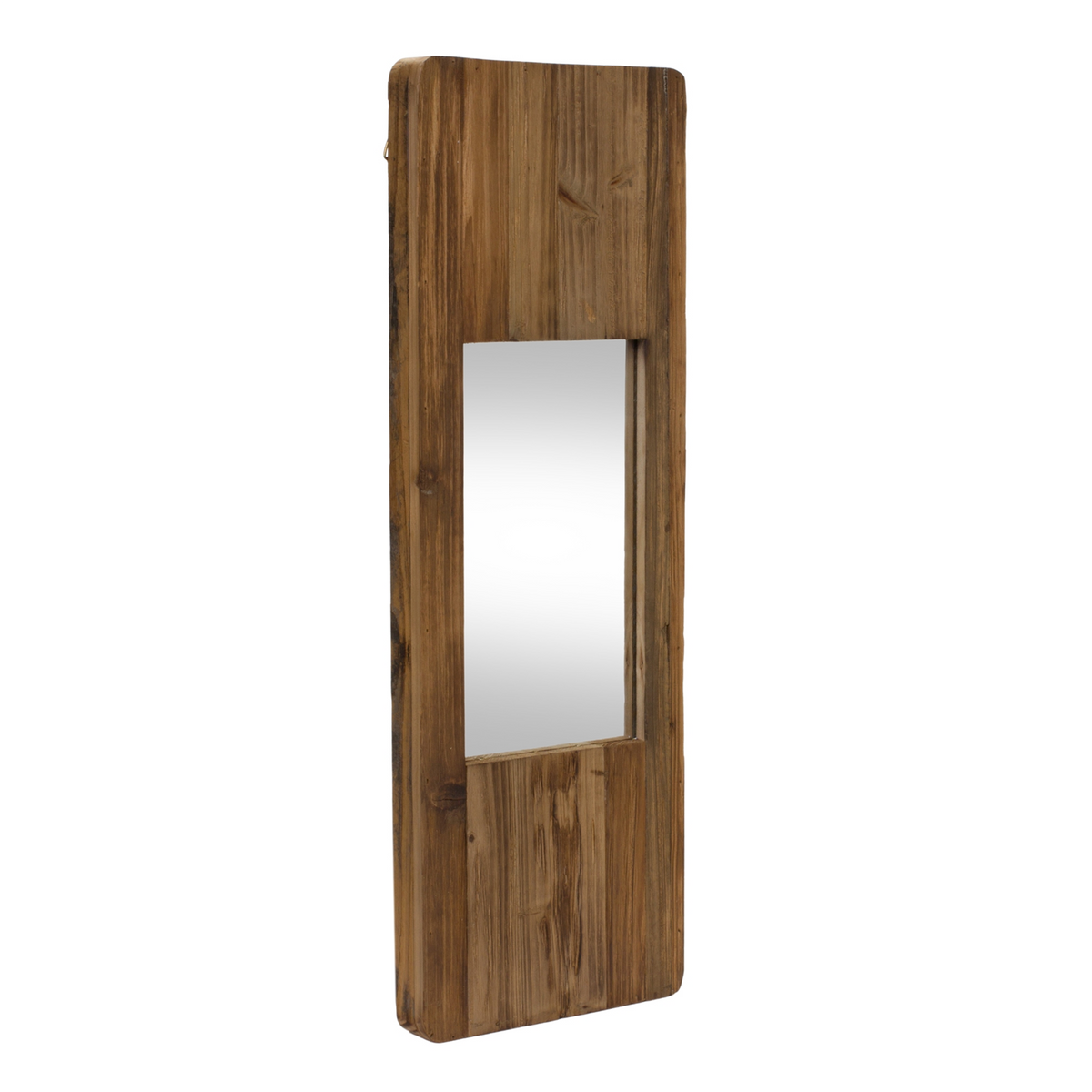 Mirror 10"L x 29"H Wood/Glass -Ship Only