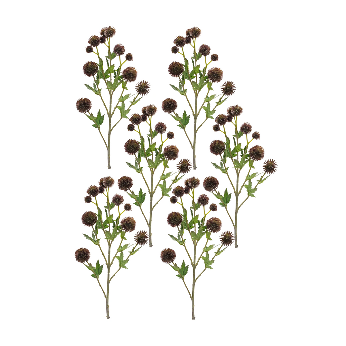 Allium Spray (Set of 6) 26”H Plastic/Polyester -Ship Only