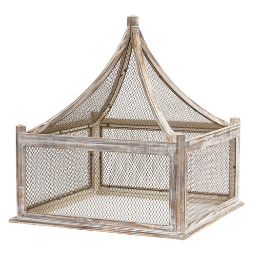 Garden Screen 23.5"L x 23.5"W x 26"H Wood/Screen -Ship Only