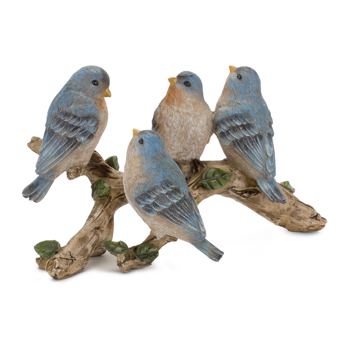 Blue Birds on Branch Figurine 11"L -Ship Only