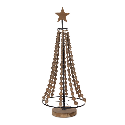 Tree Form 10.25"D x 25"H Iron/Wood -Ship Only
