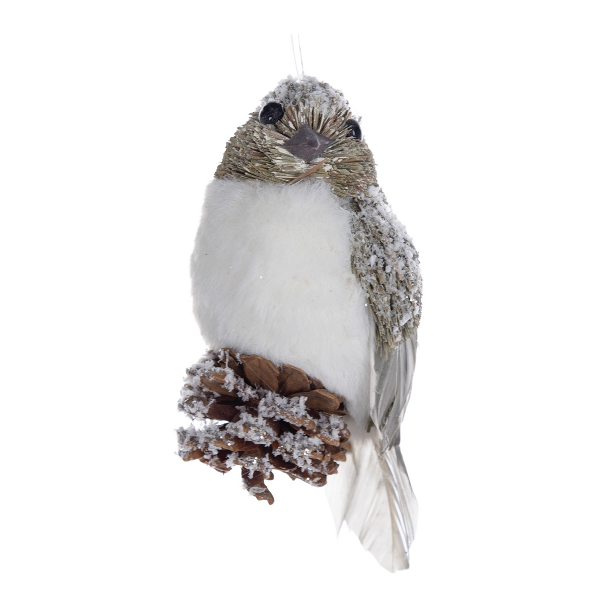 Bird (Set of 12) 5.75”H Foam/Sisal -Ship Only