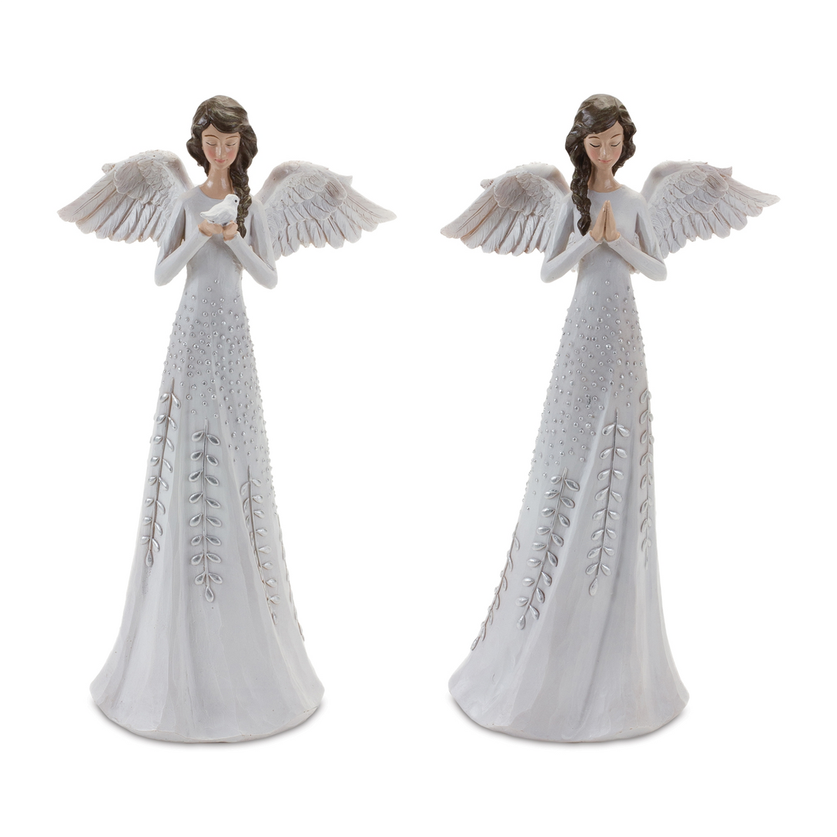 Angel (Set of 2) 12”H Resin -Ship Only