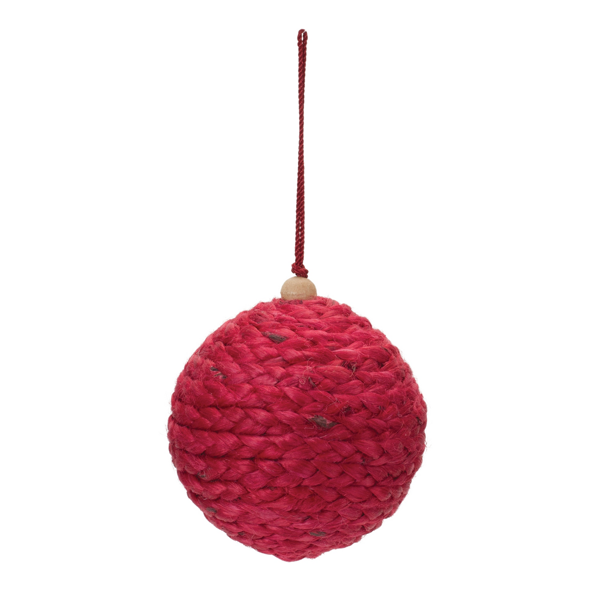 Jute Ball Ornament (Set of 4) -Ship Only