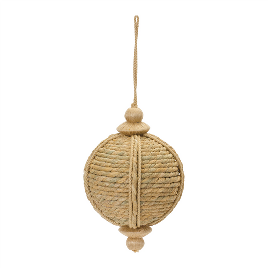 Onion Ornament (Set of 4) 4"D x 6"H Jute -Ship Only