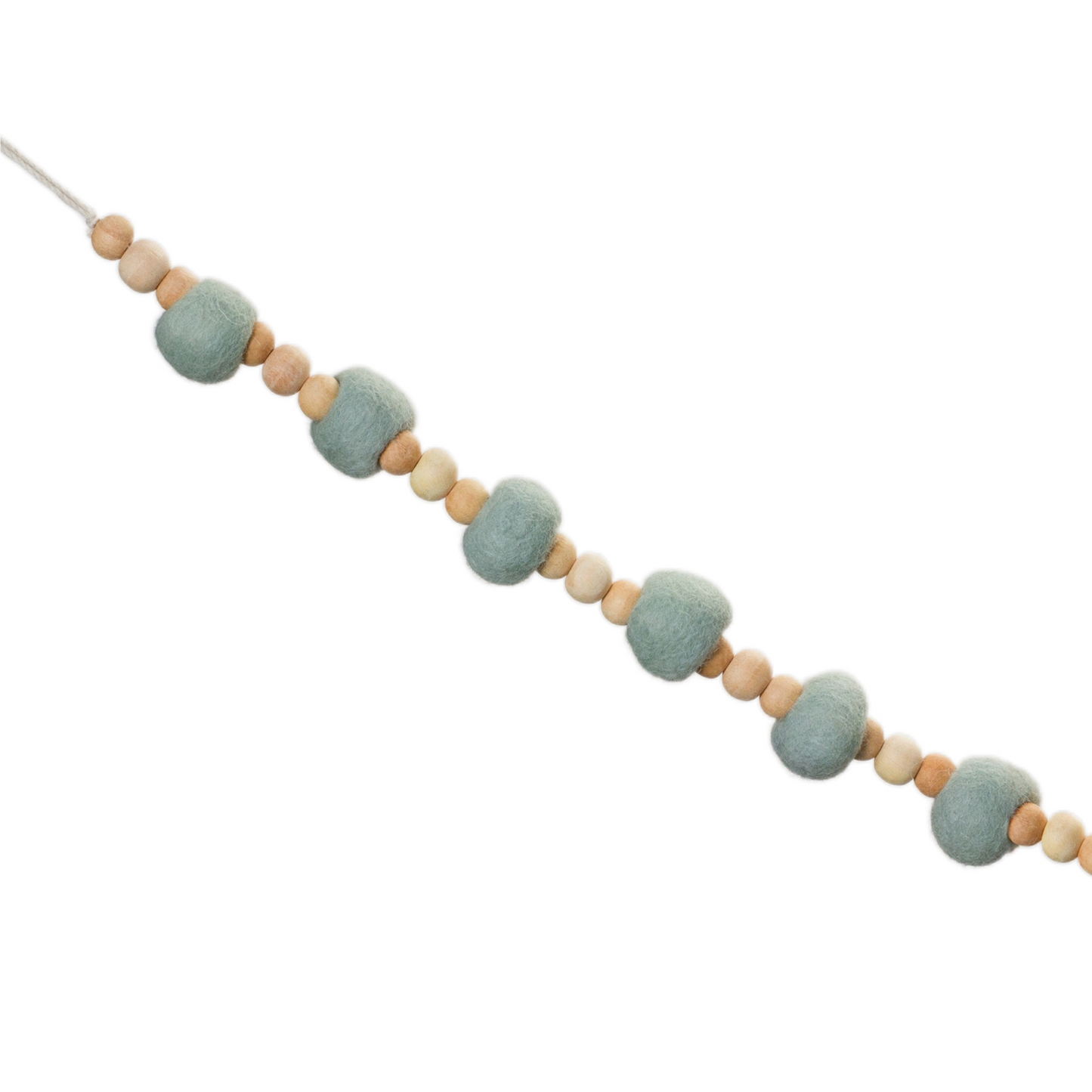 Bead Garland (Set of 2) 5.5'L Wood -Ship Only