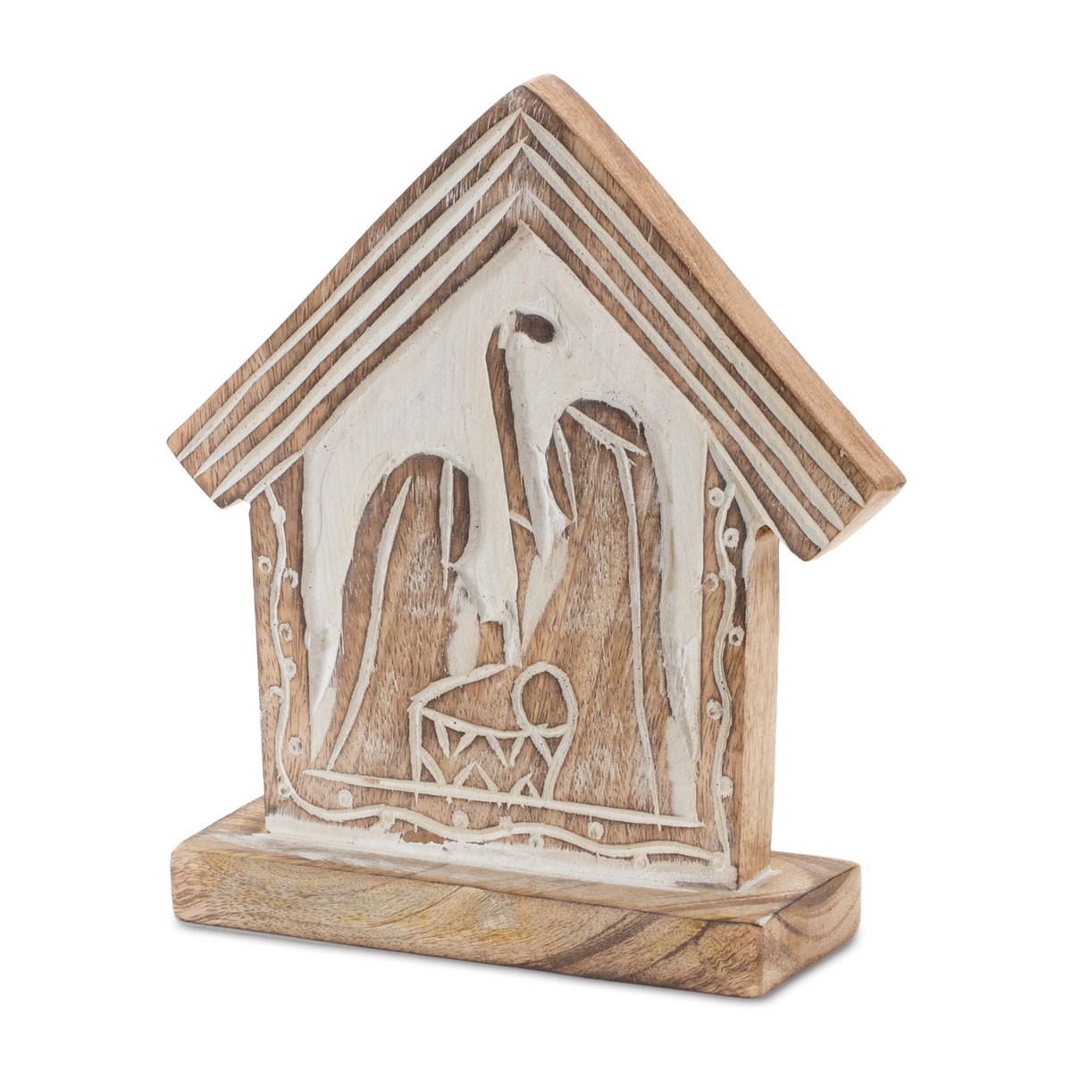 Holy Family (Set of 2) 6.5"L X 7.25"H MDF -Ship Only