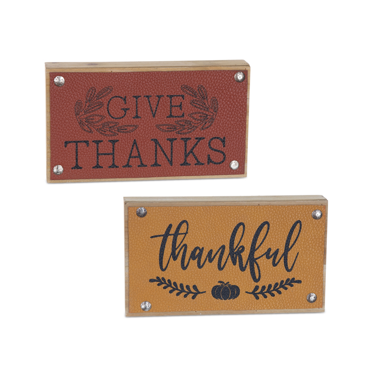 Thankful Harvest Sign (Set of 6) -Ship Only