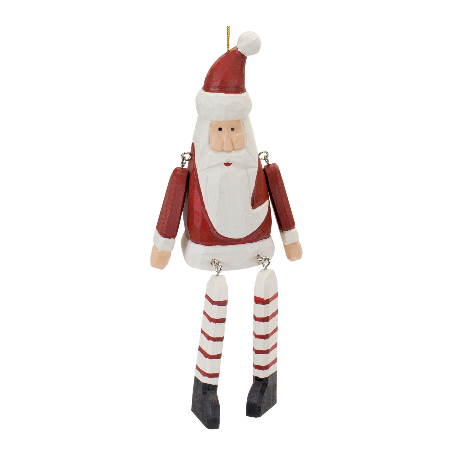 Dangle Santa Ornament (Set of 6) -Ship Only