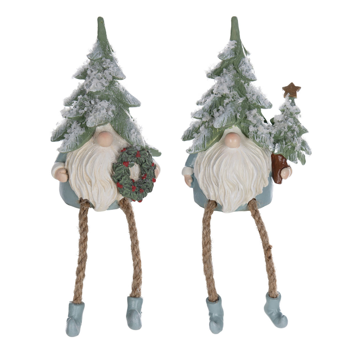 Pine Tree Gnome Shelf Sitter Figurine (Set of 6) -Ship Only