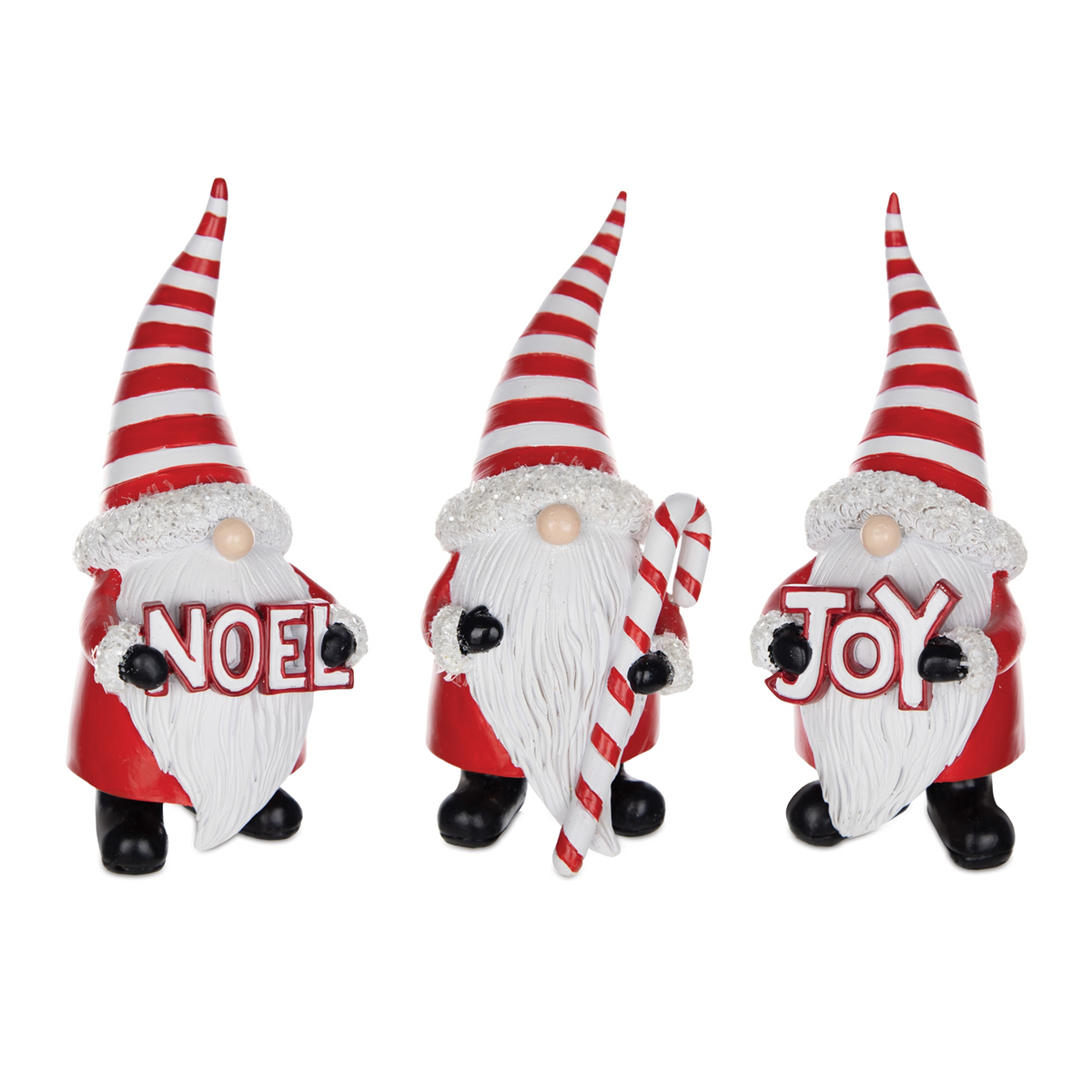 Gnome (Set of 3) 7.25”H Resin -Ship Only